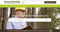 Desktop Screenshot of conservationjobsuk.com